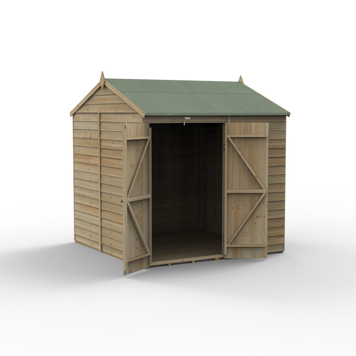 5013053201312 1 4LIFE Reverse Apex Shed 7x7 Double Door No Windows Installation 1200.jpg